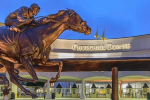 Main Entrance to Churchill Downs home of the Kentucky Derby
