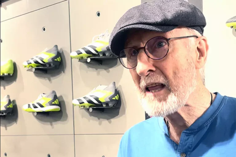 James Cromwell at Adidas protest